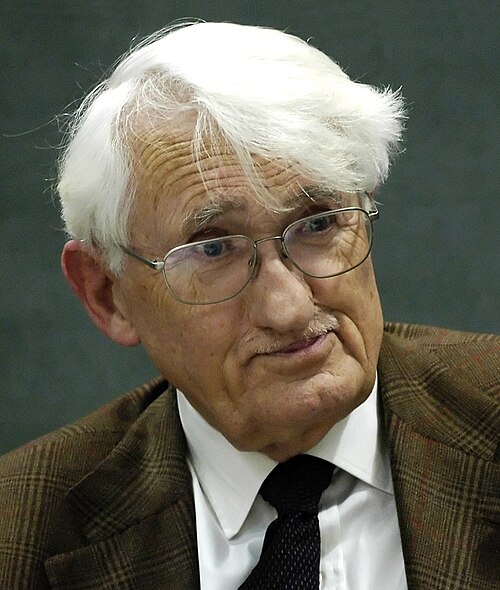 Portrait de Jürgen Habermas