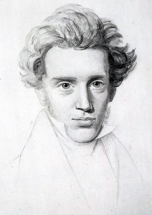Portrait de Søren Kierkegaard