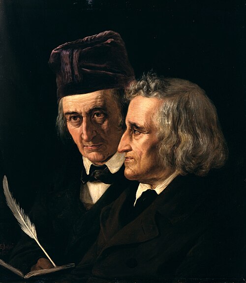 Portrait de Jacob et Wilhelm Grimm